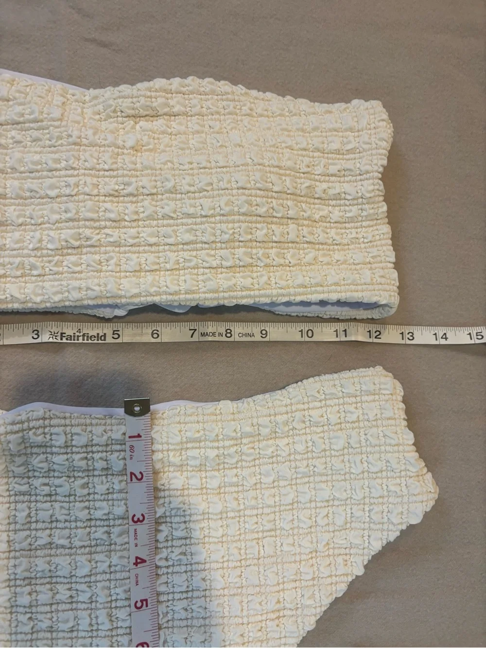 SHEIN cream textured